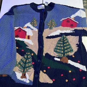 Vintage fitting image cardigan women’s size 18/20